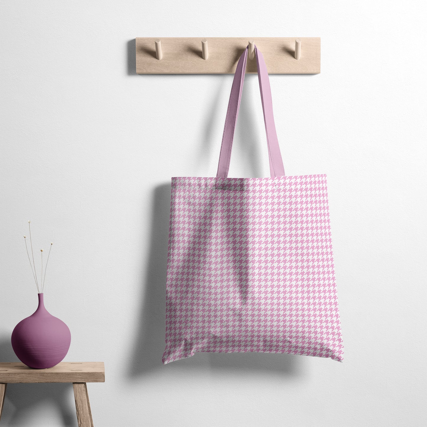 Houndstooth - Pink Pony Pink