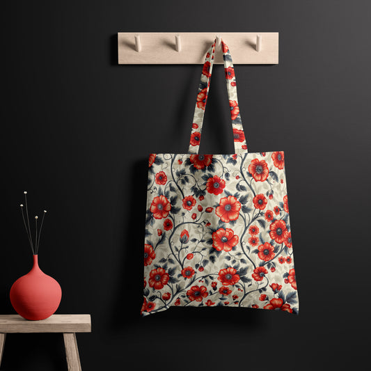 Red Retro Floral