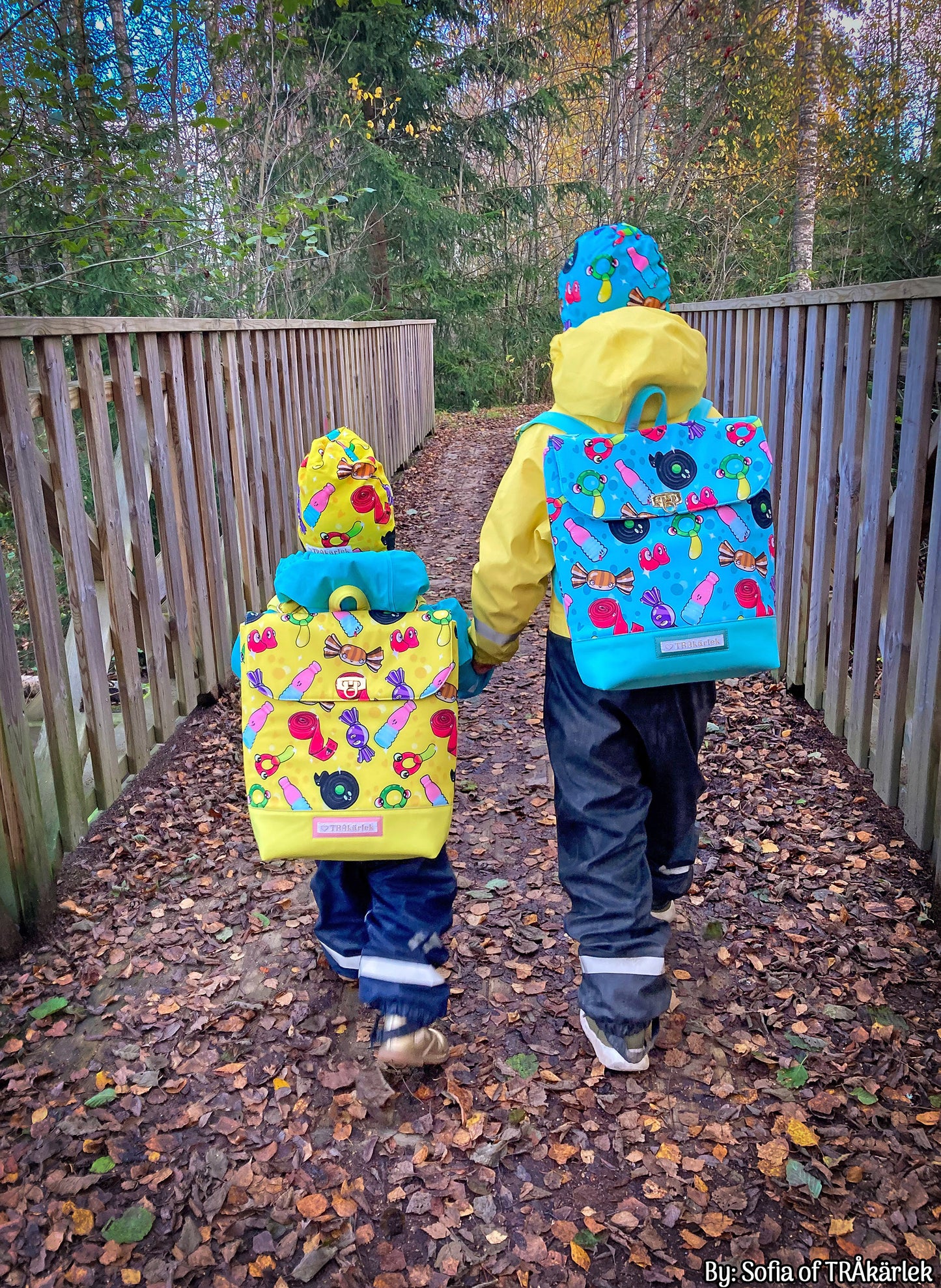 Bonn Backpack PDF sewing pattern bag for children. Perfect school bag sewing pattern.