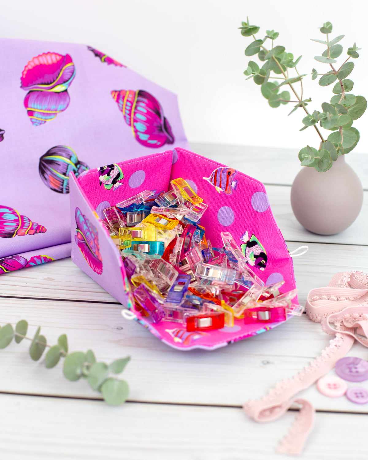 Button Up Boxes - PDF Sewing Pattern