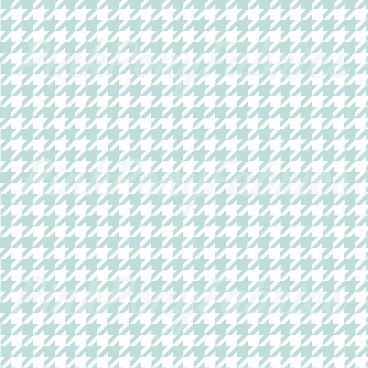 Houndstooth - Springtime Aqua
