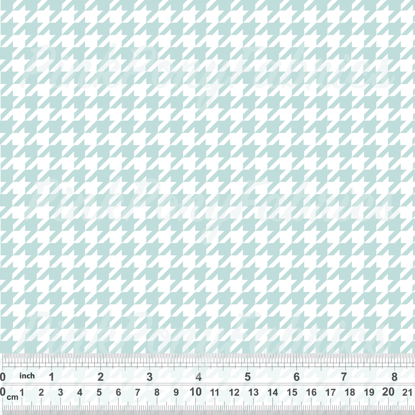 Houndstooth - Springtime Aqua