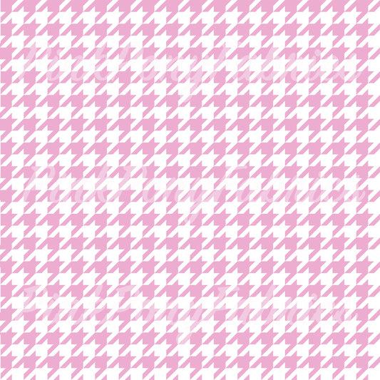 Houndstooth - Pink Pony Pink