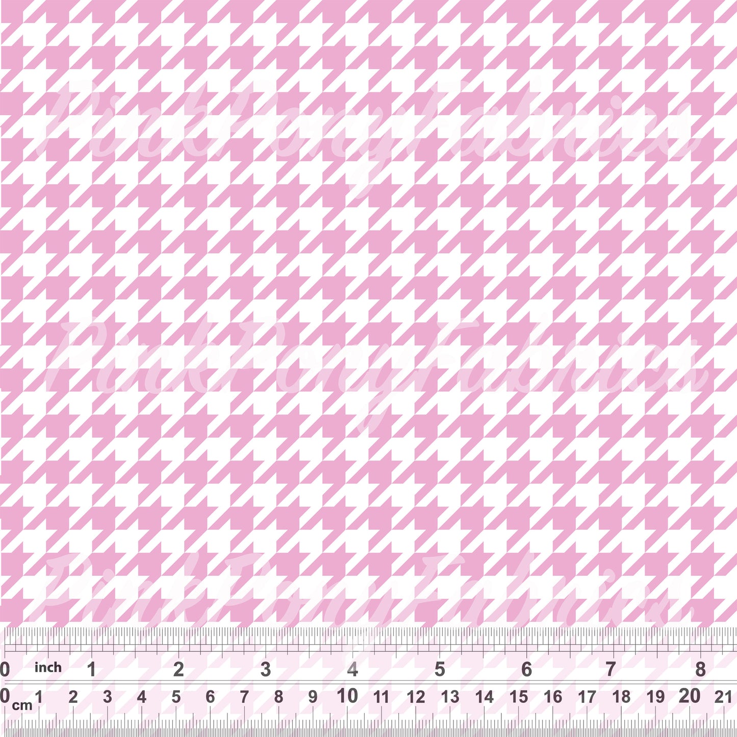 Houndstooth - Pink Pony Pink