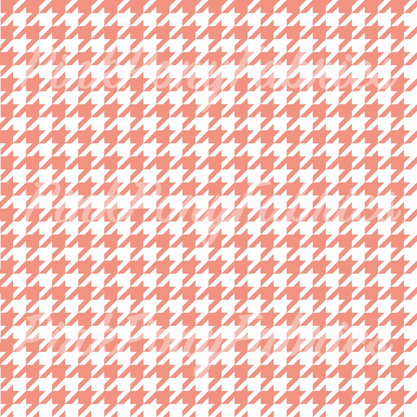 Houndstooth - Retro Orange