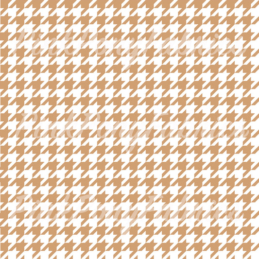 Houndstooth - Dandelion Beige