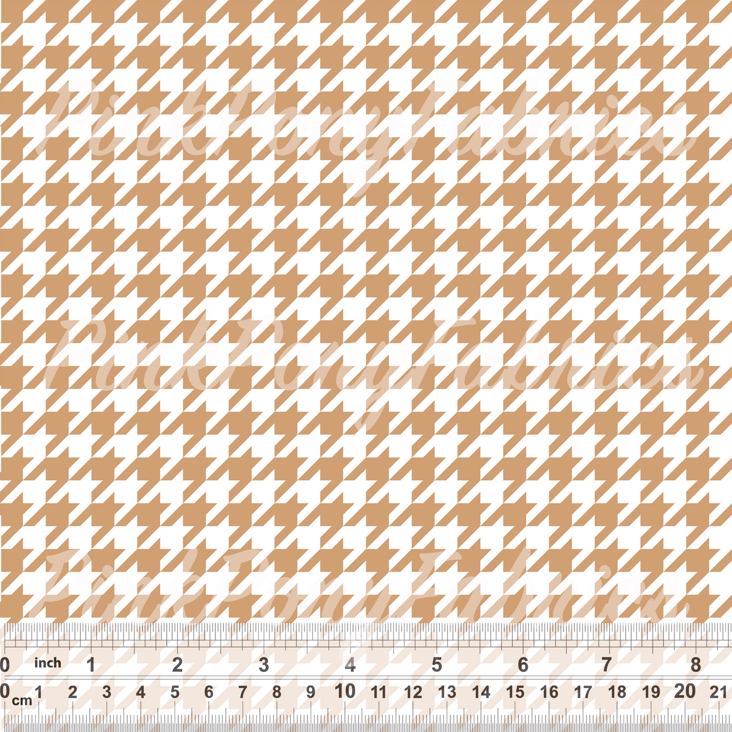 Houndstooth - Dandelion Beige