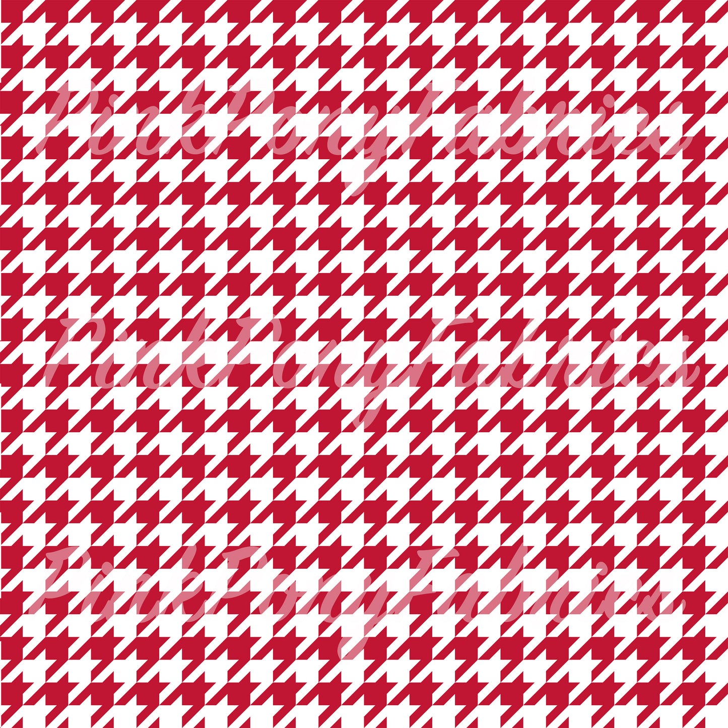 Houndstooth - Red Hearts
