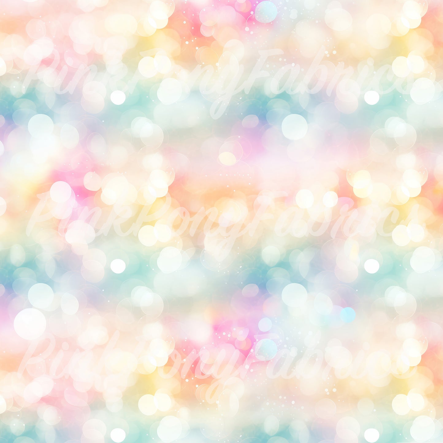 Pastel Bokeh Rainbow - Small