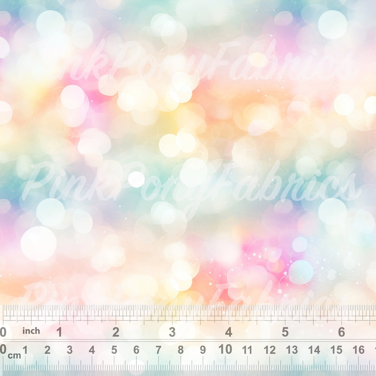 Pastel Bokeh Rainbow - Small