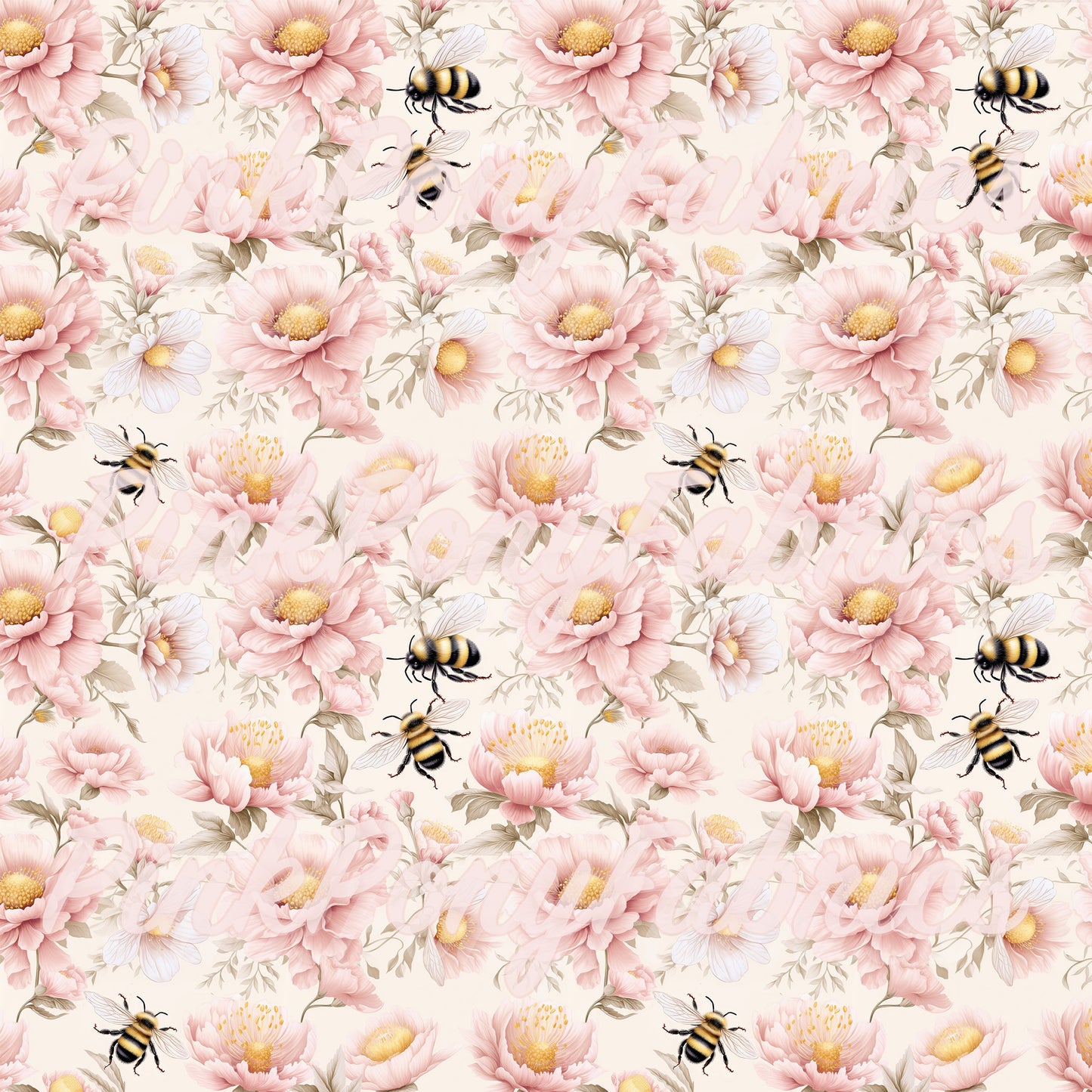 Peonies and Bees