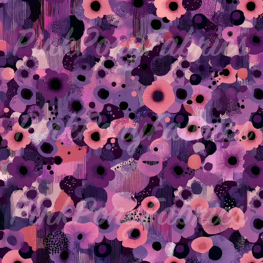 Purple Flower Grunge