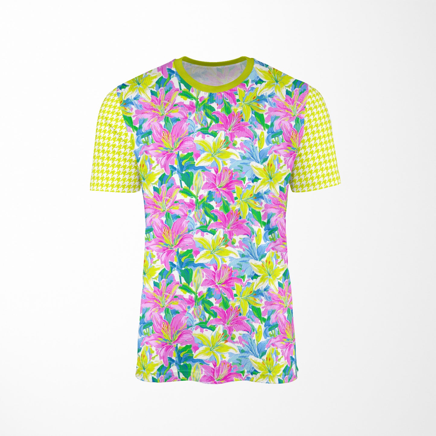 Houndstooth - Bright Yellow