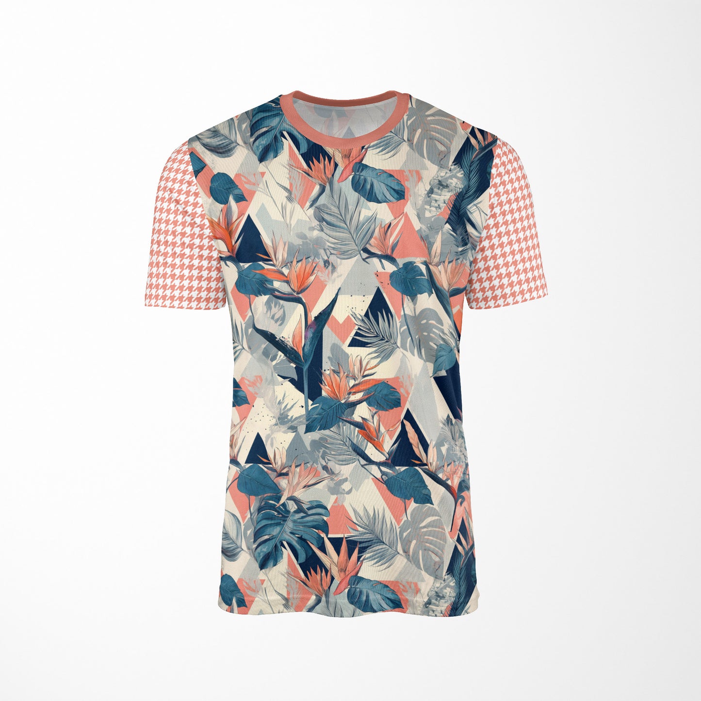Houndstooth - Retro Orange