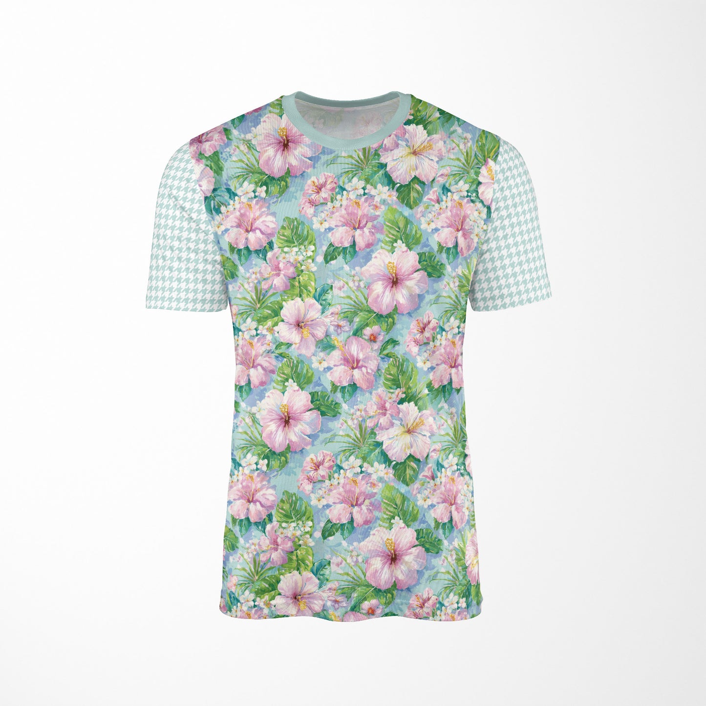 Houndstooth - Springtime Aqua