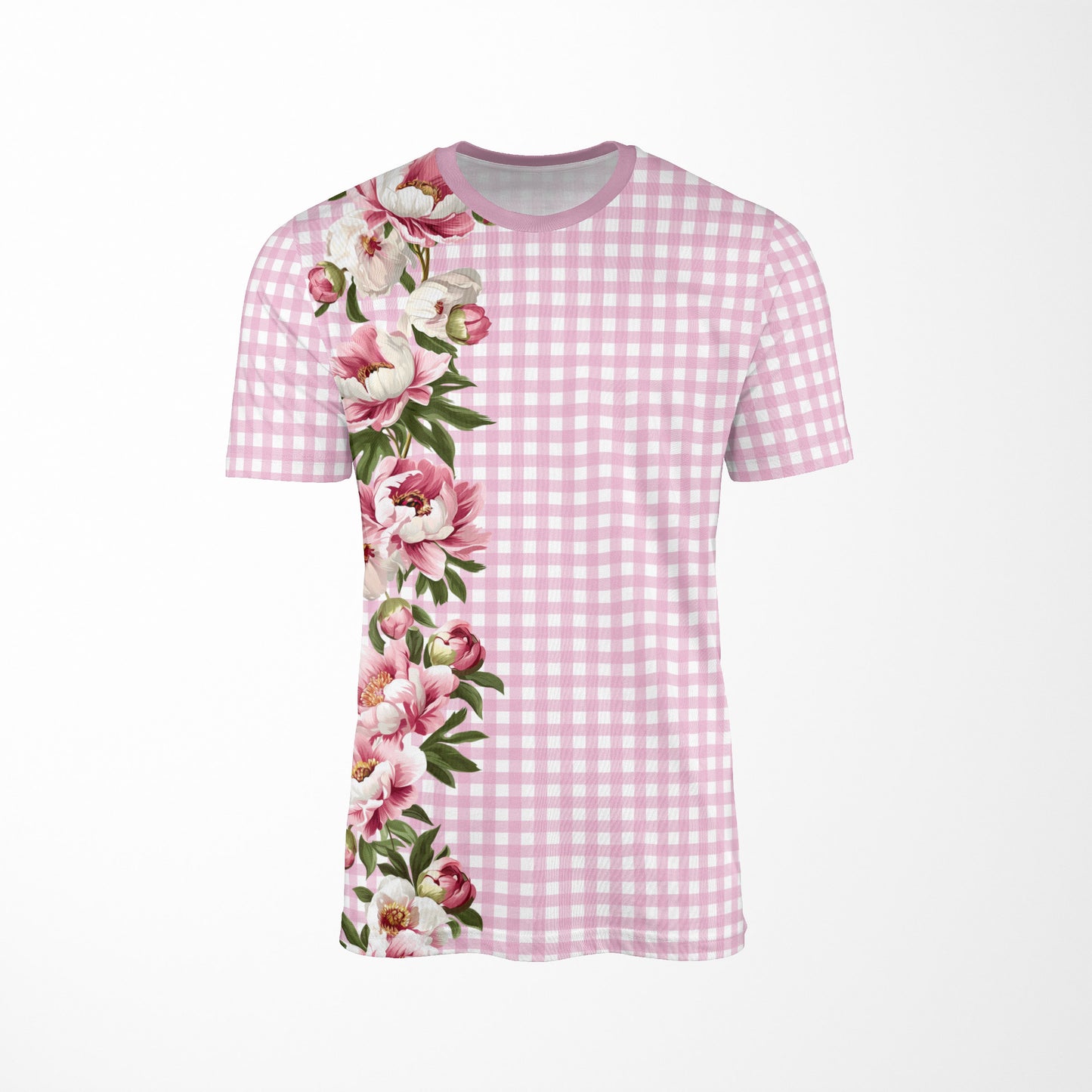 Border Print - Peony Gingham