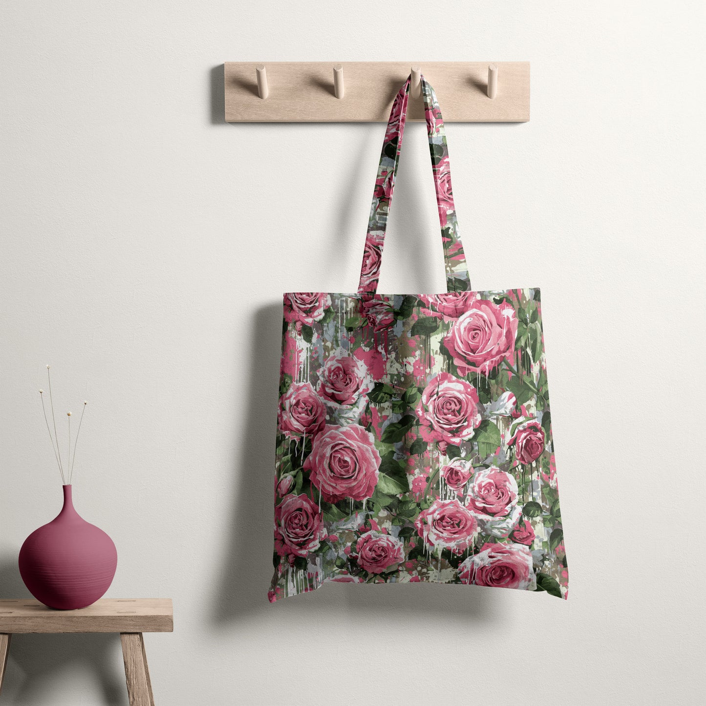 Grunge Color Splash Roses