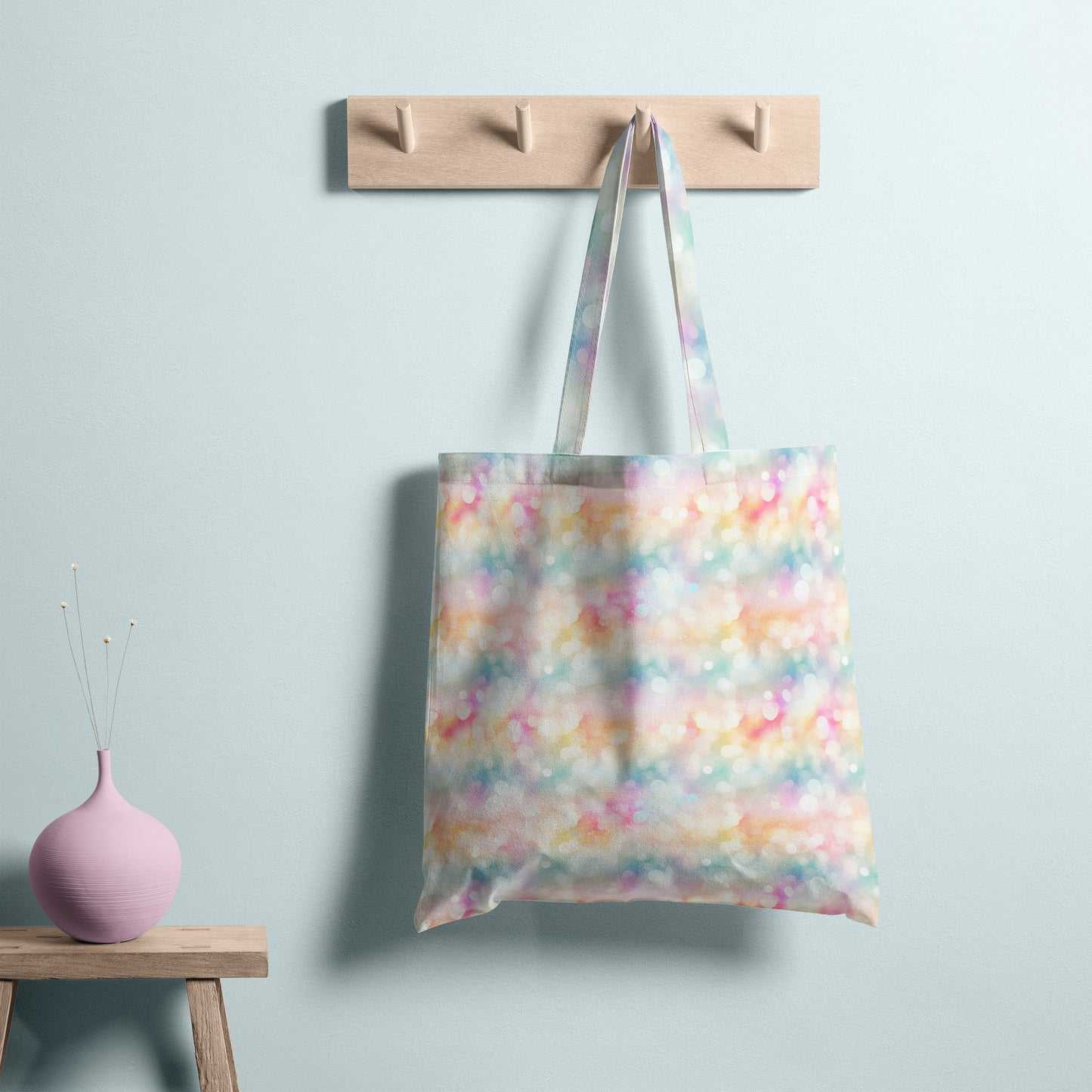 Pastel Bokeh Rainbow - Small