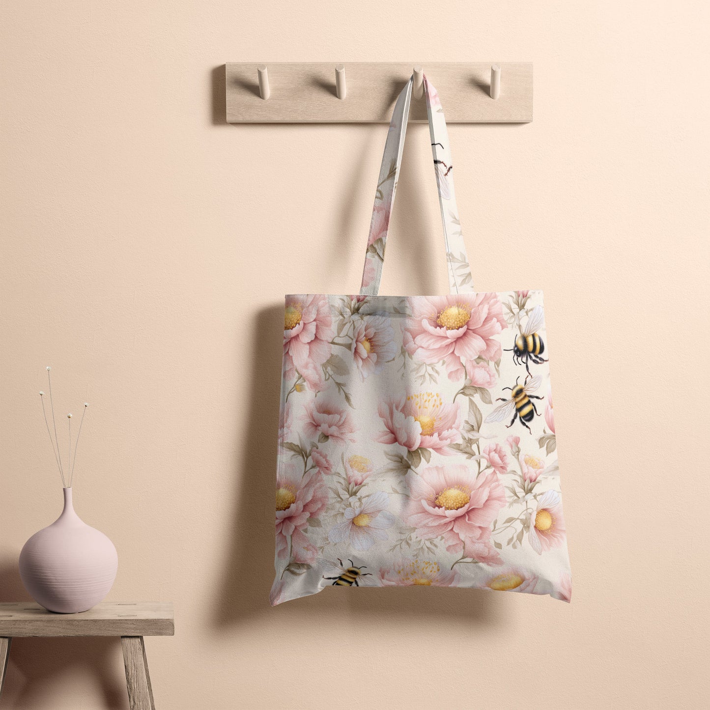 Peonies and Bees - Large