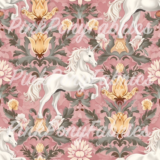 Vintage Unicorn Brocade