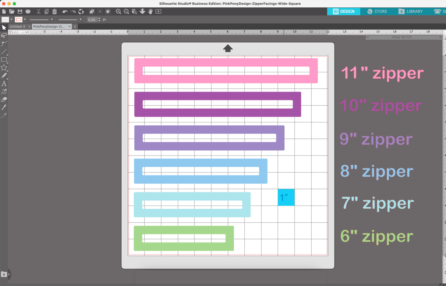 Zipper Overlay Collection - PDF & SVG File Sewing Pattern
