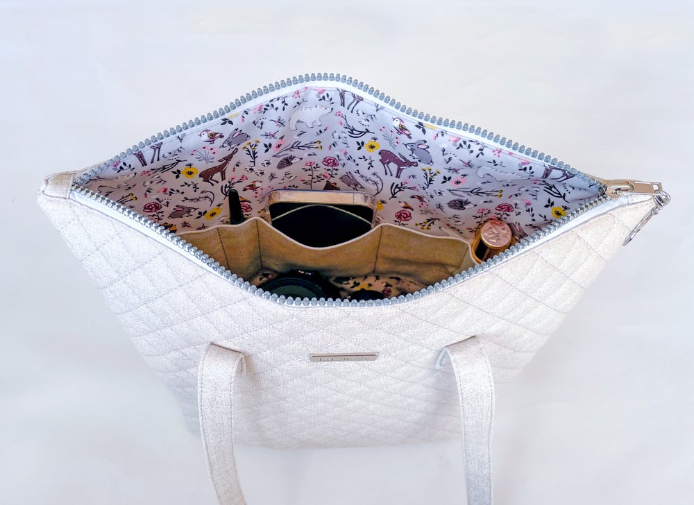 Flipkart.com | Accite Multipurpose, Open, Large Denim Tote Bag with Indigo  Ethenic Design in Checkered Pattern for Women Shoulder Bag - Shoulder Bag