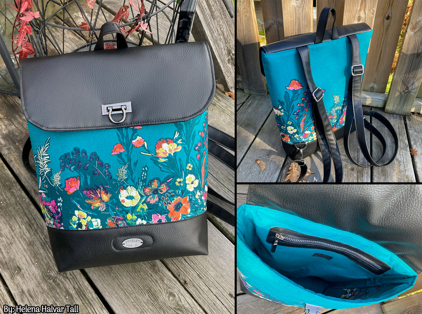 Bonn Backpack PDF sewing pattern bag.