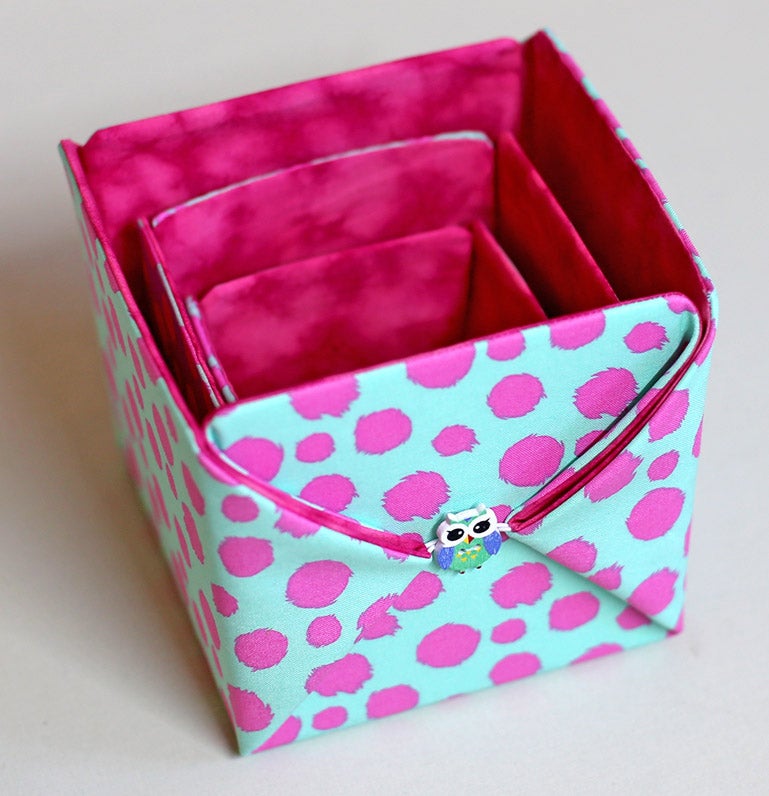 Button Up Boxes - PDF Sewing Pattern