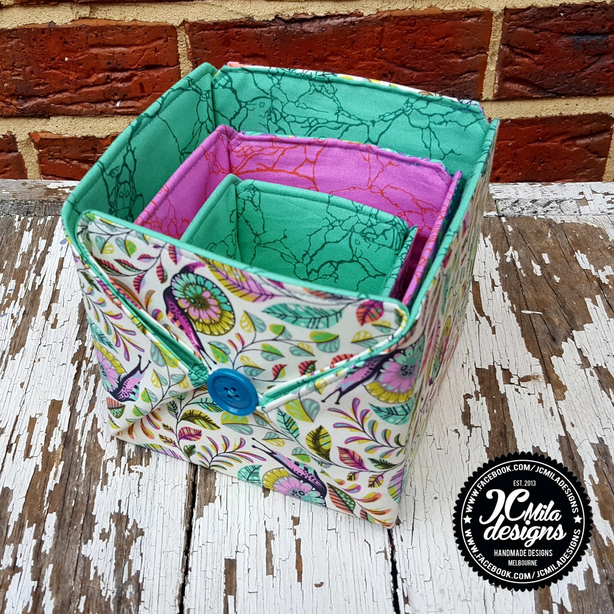 Button Up Boxes - PDF Sewing Pattern – Pink Pony Design