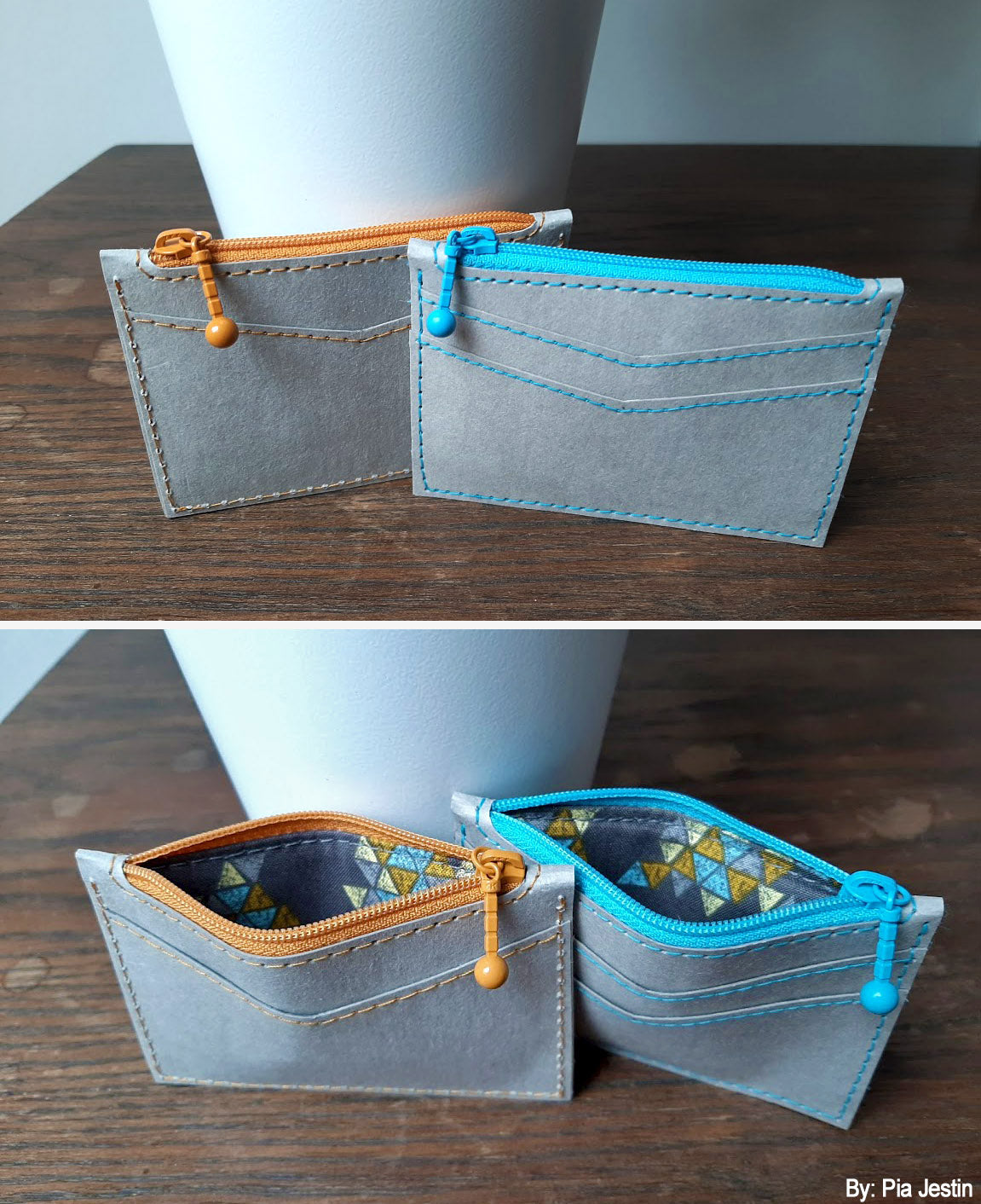 Catania Card Holder - PDF Sewing Pattern with SVG file