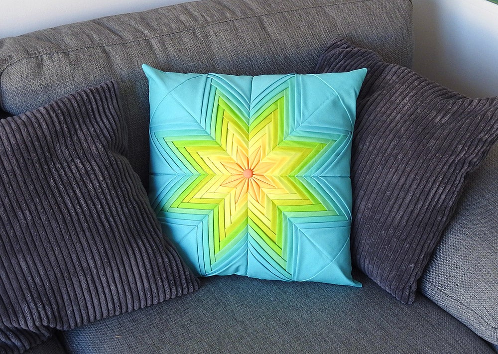 Fancy Folded Star Pillow - PDF Sewing Pattern