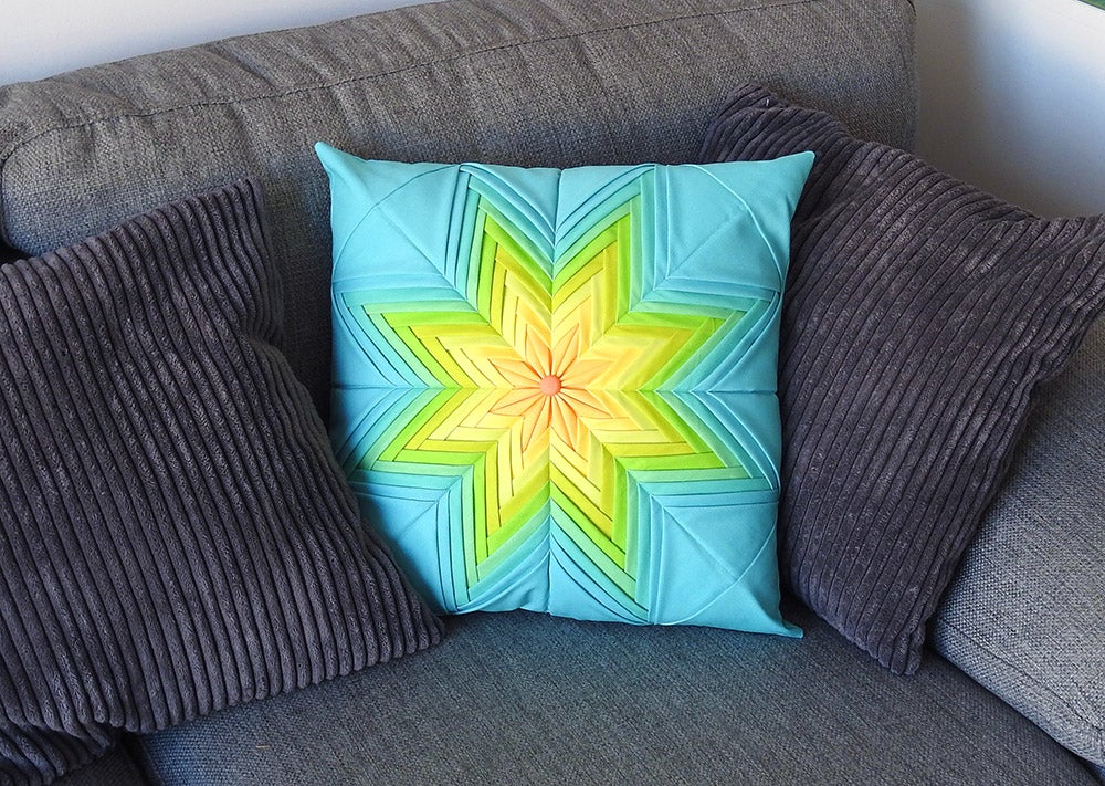Fancy Pillows Patterns Fancy Folded Star Pillow - PDF Sewing Pattern – Pink Pony Design