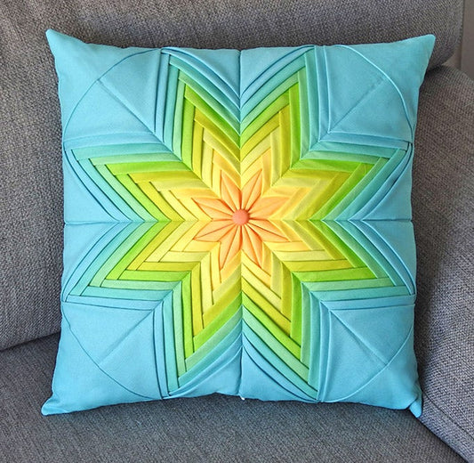 Fancy Folded Star Pillow - PDF Sewing Pattern