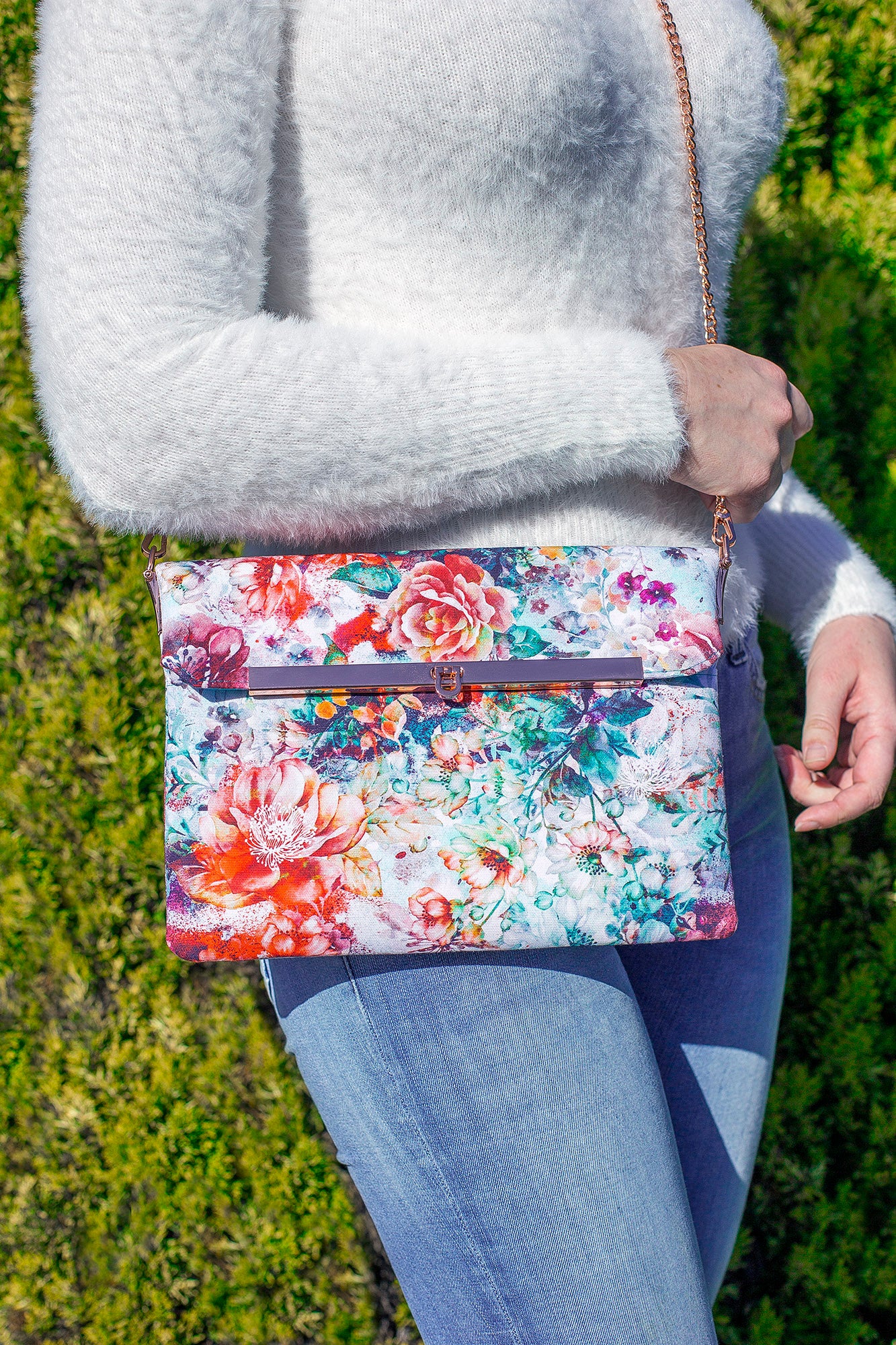 Faro Foldover Clutch - Two Sizes - PDF Sewing Pattern