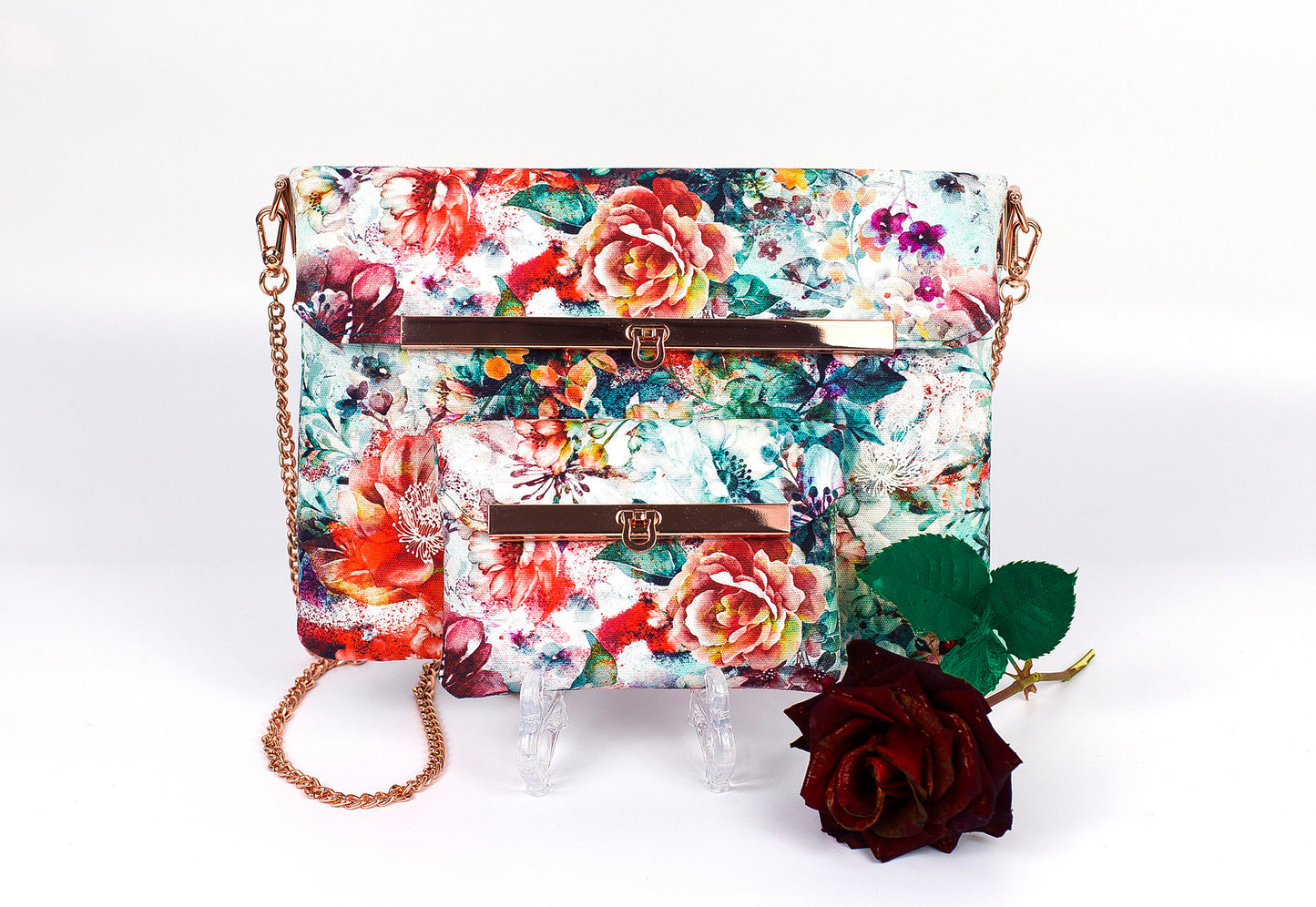 Faro Foldover Clutch - Two Sizes - PDF Sewing Pattern