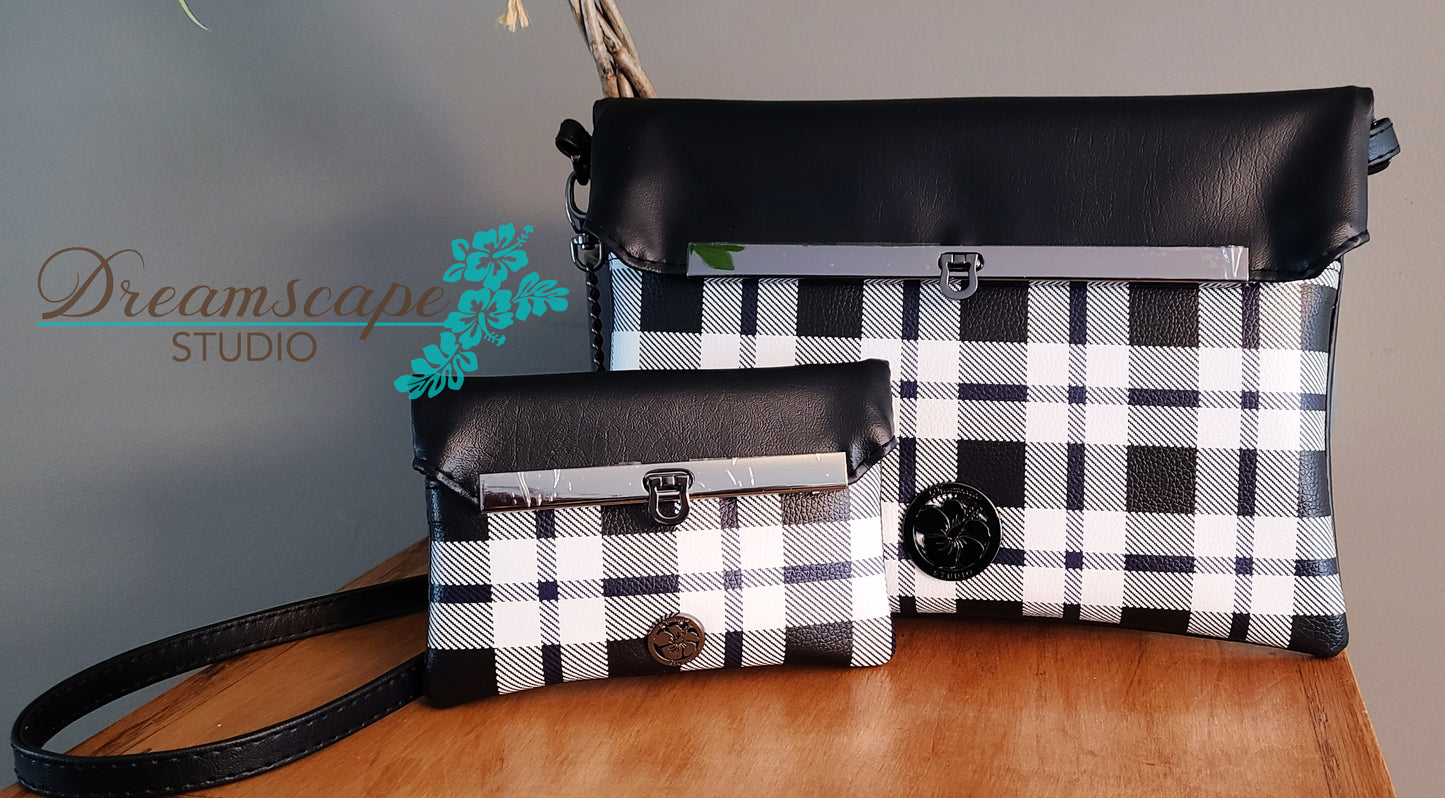 Faro Foldover Clutch - Two Sizes - PDF Sewing Pattern