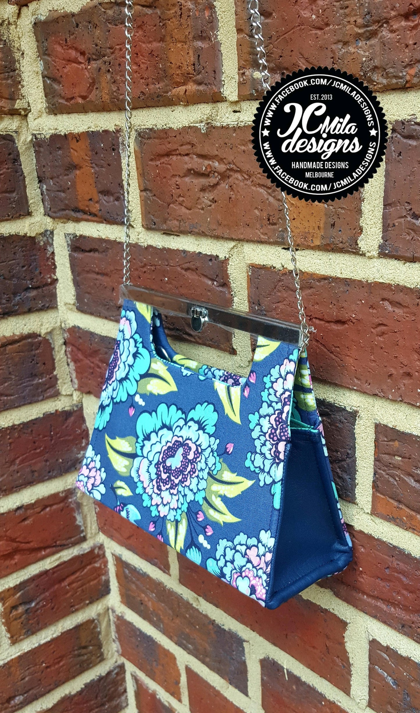 Faro Foldover Clutch - Two Sizes - PDF Sewing Pattern – Pink Pony Design