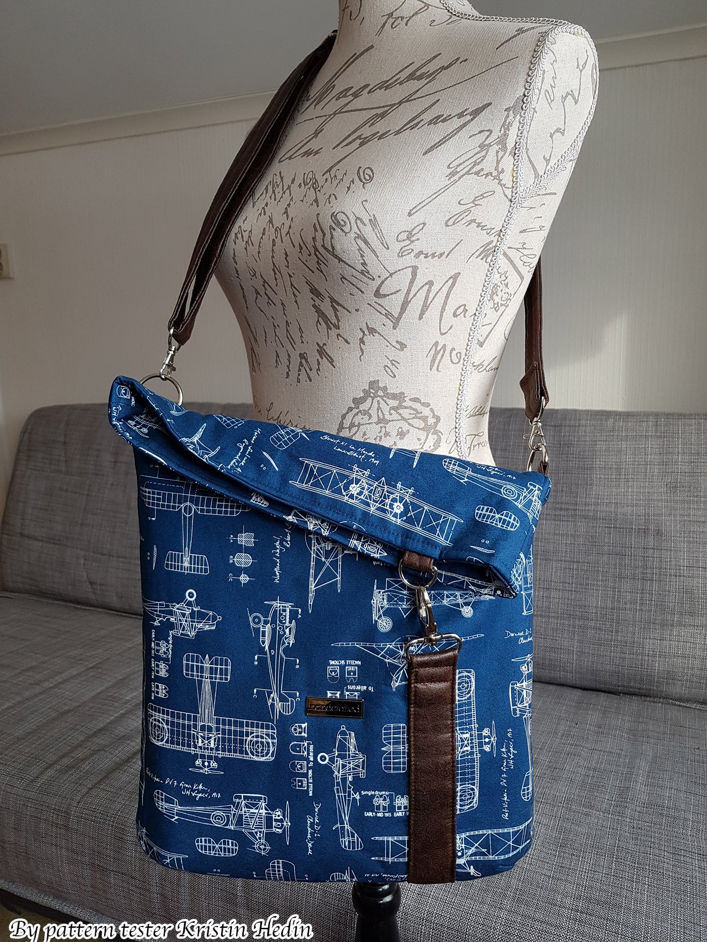 Fresno Foldover Bag - PDF Sewing Pattern