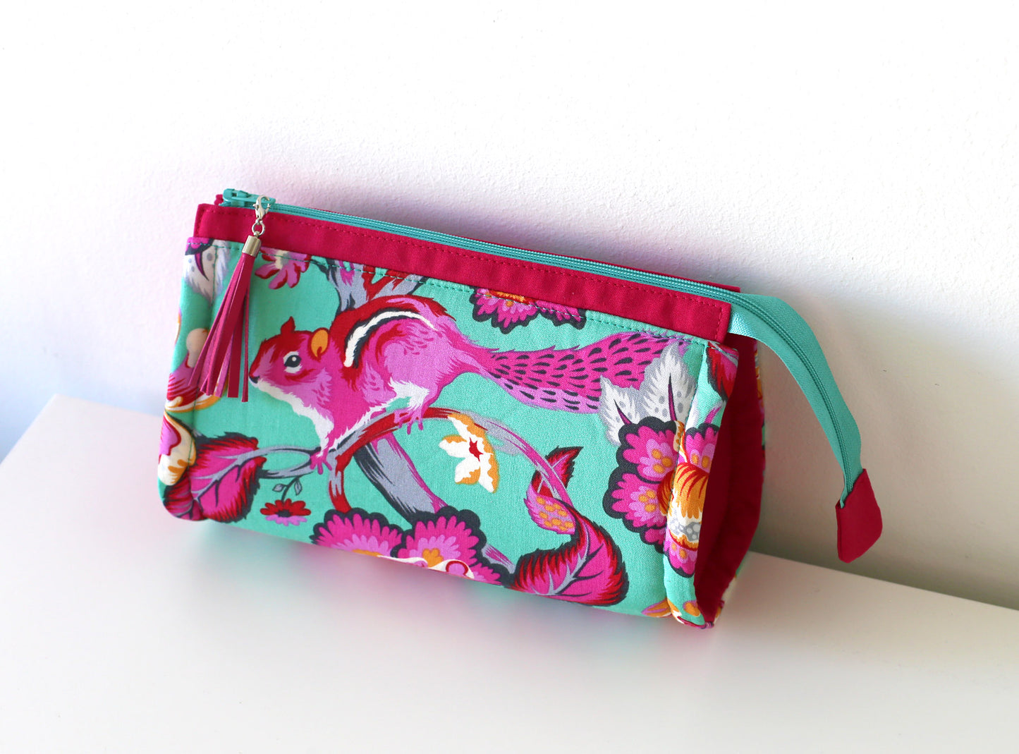 Reno Rounded Makeup Bag - PDF Mönster