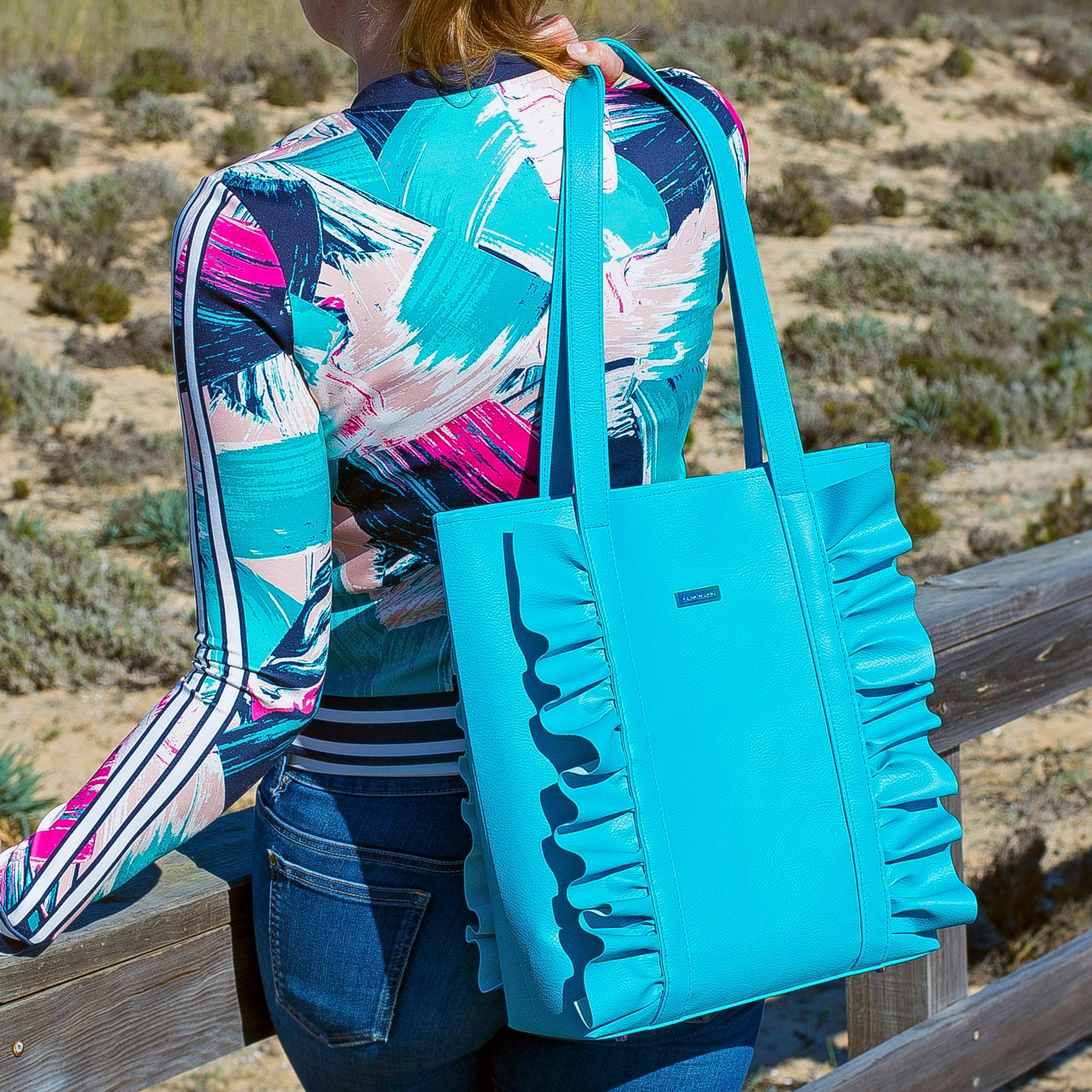 Rimini Ruffle Tote - Two Sizes - PDF Sewing Pattern