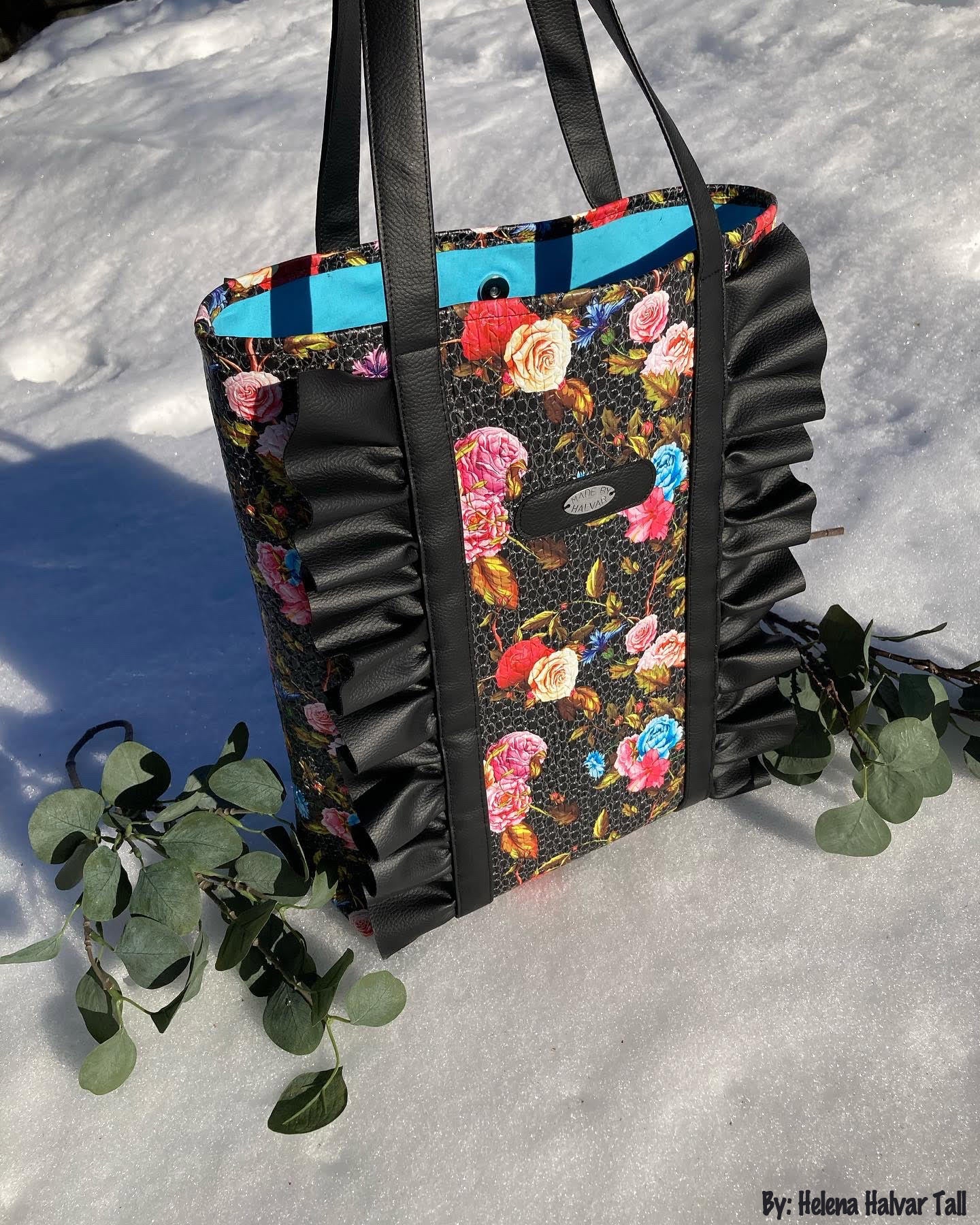 Rimini Ruffle Tote - PDF Mönster