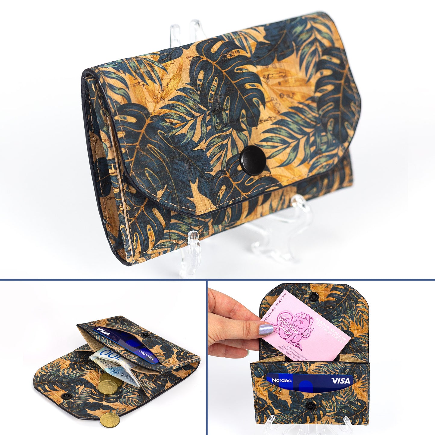 Sendai Wallet - PDF Sewing Pattern with SVG file